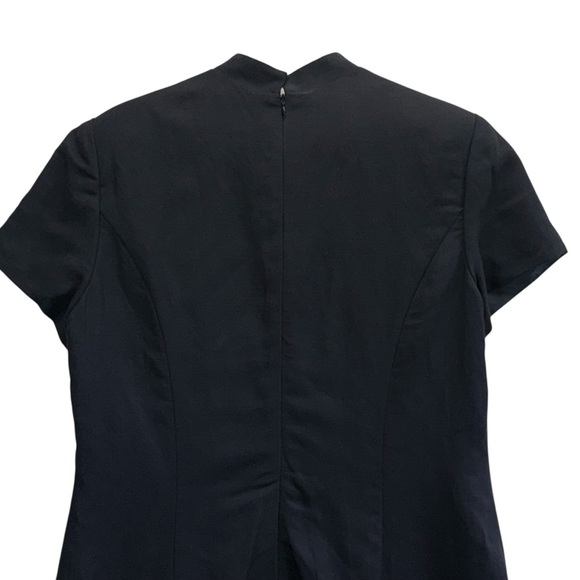 Vintage Jessica Howard Black Embroidered Floral Maxi Dress. Size 14P - Picture 7 of 10